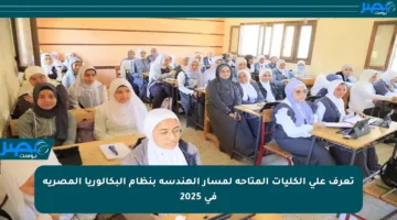 تعرف على الكليات المتاحة لمسار الهندسة بنظام البكالوريا المصرية في 2025